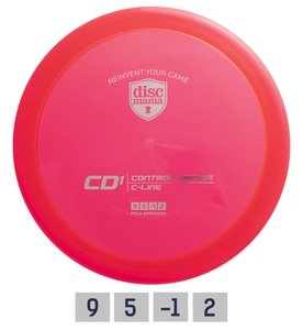 Diskgolfo diskas Distance Driver C-LINE CD1 Red